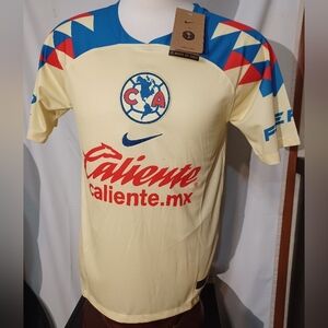 Club American Soccer Jersey Henry #21 Yellow Nike